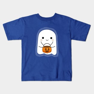 Baby ghost and pumpkin Kids T-Shirt